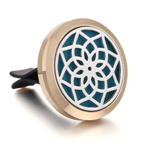 Car Air Diffuser, Freshener - Essential Oil Diffuser - Rosette 